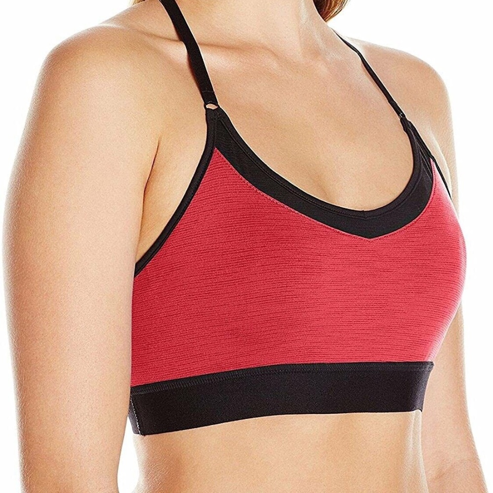 NWT Manduka Yoga Damana Sports Bra in Cherry Blossom Red